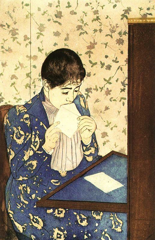 Mary Cassatt The Letter Sweden oil painting art